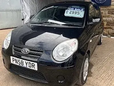 Used Kia Picanto 64 HP (47 kW) 2008 Black Hatchback