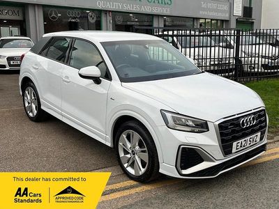 Used Audi Q2 S-Line 150 HP (110 kW) 2021 White SUV