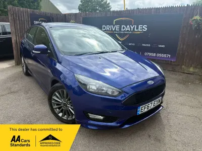 Used Ford Focus ST-Line 2017 Blue Hatchback