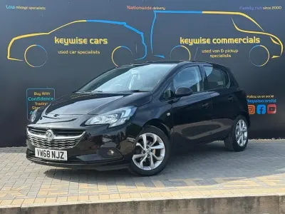 Used Vauxhall Corsa 90 HP (66 kW) 2018 Black Hatchback