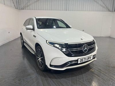 Used Mercedes EQC400 AMG line 300 kW (408 HP) 2022 White SUV