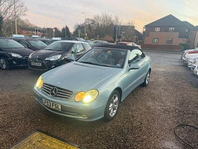Blue Used 2004 Mercedes CLK320 Elegance Cabriolet | £2,495