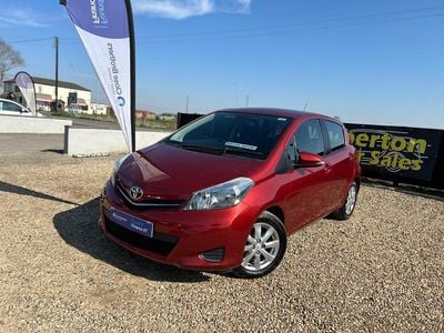 Red Used 2013 Toyota Yaris Hatchback | £4,295 (Good price)