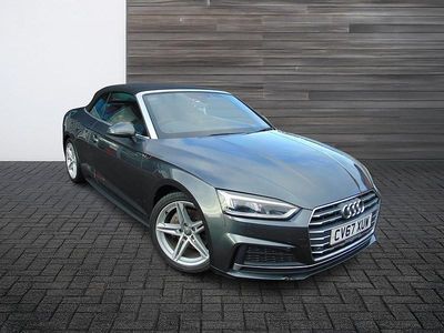 Used Audi A5 Cabriolet S-Line 190 HP (139 kW) 2017 Grey Cabriolet