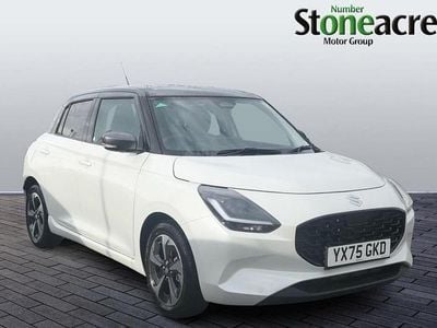 New Suzuki Swift 82 HP (60 kW) 2025 White Hatchback