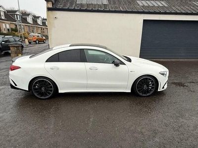 Used Mercedes CLA35 AMG Premium Plus 306 HP (225 kW) 2020 White Coupe