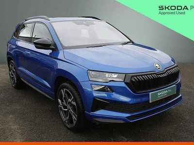 Used Skoda Karoq SportLine 187 HP (137 kW) 2025 Race blue metallic SUV