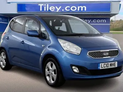 Used Kia Venga 90 HP (66 kW) 2010 Blue Hatchback