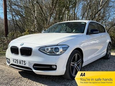 Used BMW 116 Sport Line 136 HP (100 kW) 2014 White Hatchback
