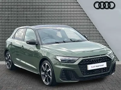 Used Audi A1 Black Edition 2026 District green, metallic SUV