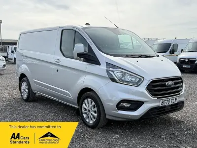 Used Ford Transit Custom Limited 130 HP (95 kW) 2020 Silver Van