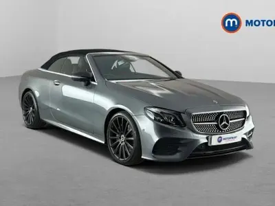 Used Mercedes E220 AMG line 194 HP (142 kW) 2020 Grey Cabriolet
