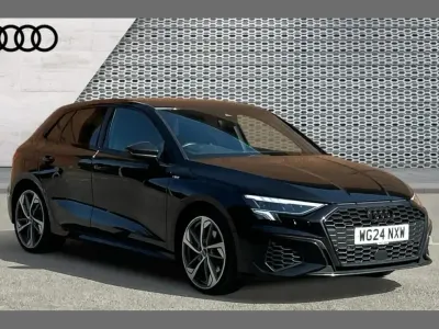 Used Audi A3 Black Edition 147 HP (108 kW) 2024 Black Hatchback