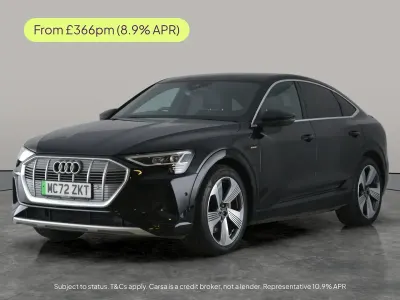 Usado Audi e-tron S-Line 300 kW (408 CV) 2023 Negro SUV