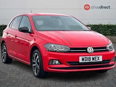 Used VW Polo Beats 75 HP (55 kW) 2018 Red Hatchback