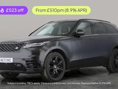 Black Used 2021 Land Rover Range Rover Velar S SUV | £31,658 (Fair price)
