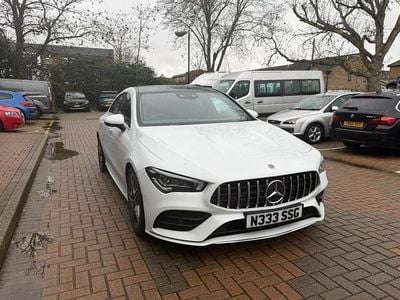 Used Mercedes CLA180 AMG Line Premium Plus 136 HP (100 kW) 2021 White Sedan