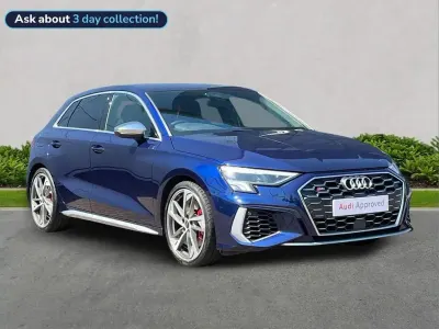 Used Audi S3 Sportback Comfort 306 HP (225 kW) 2023 Blue Hatchback