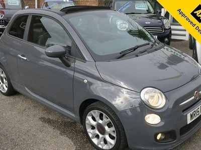 Used Fiat 500C S 69 HP (50 kW) 2015 Grey Cabriolet