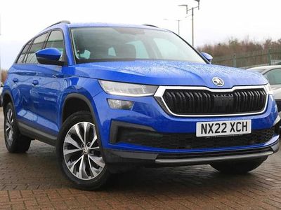 Energy blue Used 2022 Skoda Kodiaq SE Drive SUV | £19,995 (Good price)