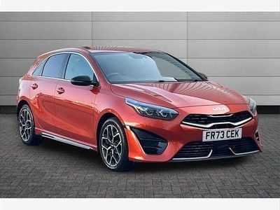 Used Kia Ceed GT-Line 158 HP (116 kW) 2023 Orange Hatchback