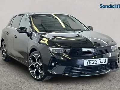 Used Vauxhall Astra Ultimate 130 HP (95 kW) 2025 Black Hatchback