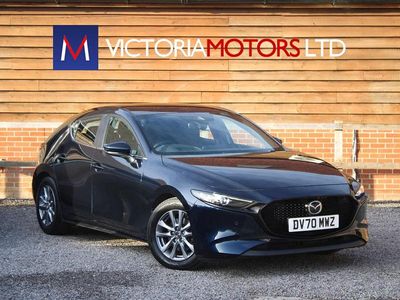 Blue Used 2020 Mazda 3 Luxury Hatchback | £13,295 (Fair price)