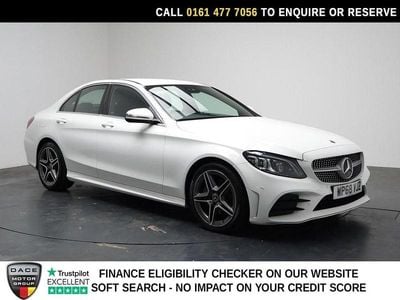 Begagnad Mercedes C220 AMG line 194 HK (142 kW) 2018 Vit Sedan