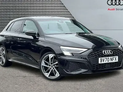 Used Audi A3 Sportback 150 HP (110 kW) 2020 Black Hatchback