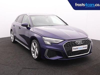 Used Audi A3 S-Line 2024 Blue Hatchback