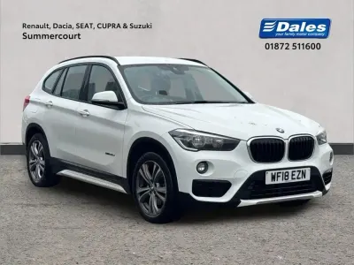 Used BMW X1 Sport Line 187 HP (137 kW) 2018 White SUV
