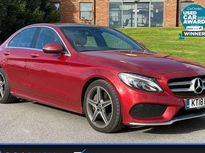 Red Used 2018 Mercedes C250 AMG Line Premium Plus Sedan | £18,995 (Fair price)