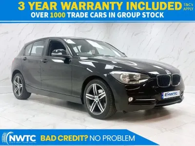 Used BMW 116 Sport Line 136 HP (100 kW) 2015 Black Hatchback