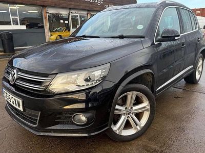 Black Used 2015 VW Tiguan R-line SUV | £5,290 (Good price)