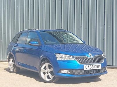 Used Skoda Fabia SE L 110 HP (80 kW) 2018 Blue Estate