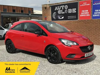 Used Vauxhall Corsa 75 HP (55 kW) 2019 Red Hatchback