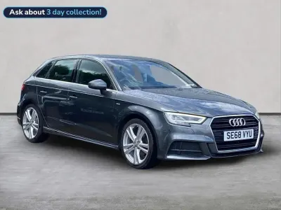 Used Audi A3 S-Line 147 HP (108 kW) 2019 Grey Sedan
