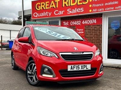 Used Peugeot 108 Allure 82 HP (60 kW) 2015 Red Hatchback