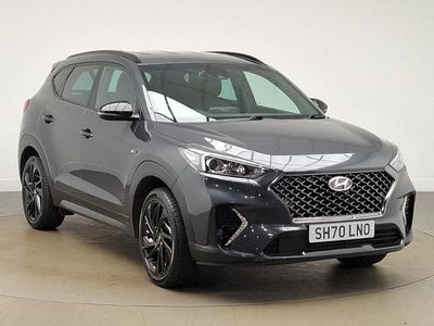 Usado Hyundai Tucson N Line 136 CV (100 kW) 2020 Gris SUV