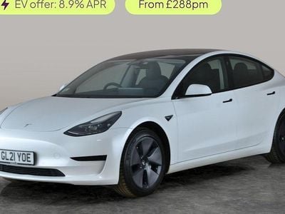 Used Tesla Model 3 Standard Range 208 kW (283 HP) 2021 White Sedan