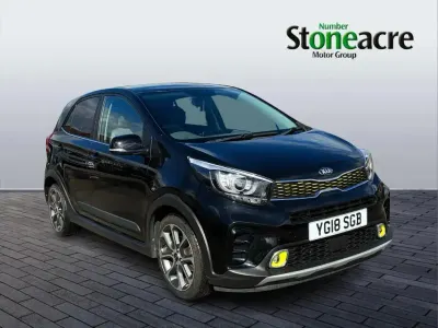 Used Kia Picanto X-Line 83 HP (61 kW) 2018 Black Hatchback