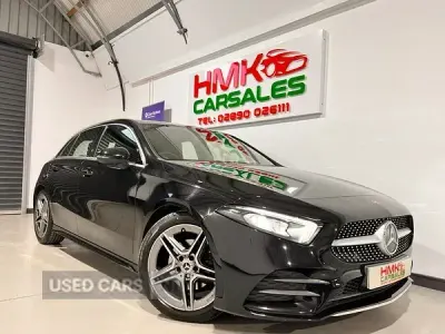 Begagnad Mercedes A180 AMG line 116 HK (85 kW) 2018 Svart Halvkombi