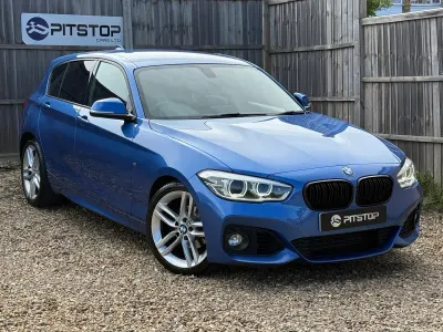Usado BMW 118 M Sport 136 HP (100 kW) 2015 Azul Citadino