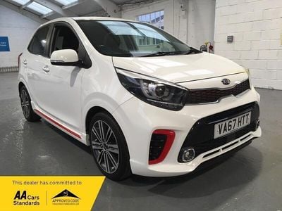 White Used 2018 Kia Picanto GT-Line Hatchback | £8,470 (Fair price)