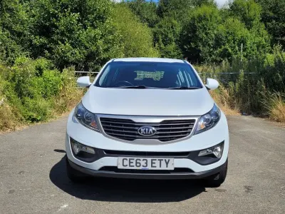 Used Kia Sportage 115 HP (84 kW) 2013 White SUV
