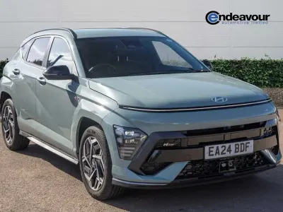 Used Hyundai Kona N Line 2024 Green SUV
