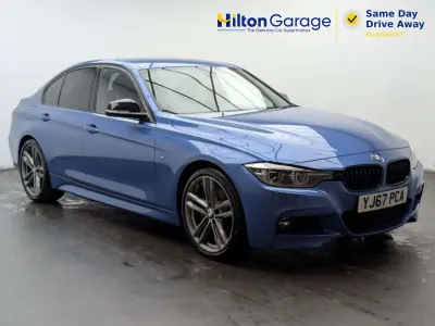Usado BMW 320 M Sport 184 CV (135 kW) 2018 Azul Berlina