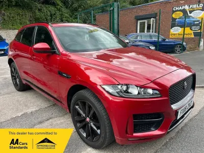 Used Jaguar F-Pace R-Sport 250 HP (183 kW) 2018 Red SUV