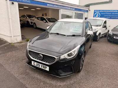 Used MG MG3 Excite 106 HP (77 kW) 2019 Black Hatchback
