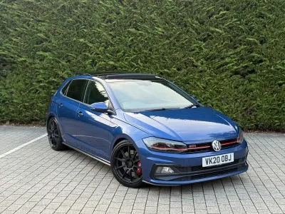 Used VW Polo GTI 200 HP (147 kW) 2020 Blue Hatchback